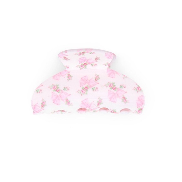 LoveShackFancy X Goody Pink Small bow Claw hair Clip - Picture 5 of 13